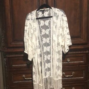 Lace kimono